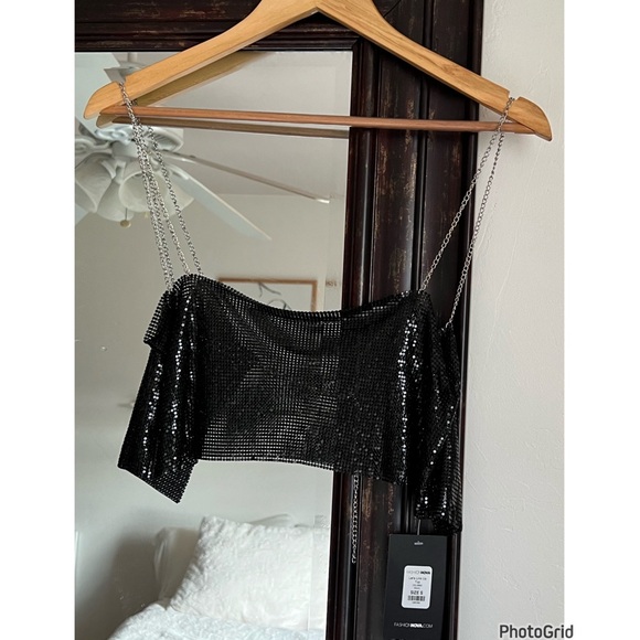 NWT Fashion Nova Lets Link Up Top - Picture 2 of 2